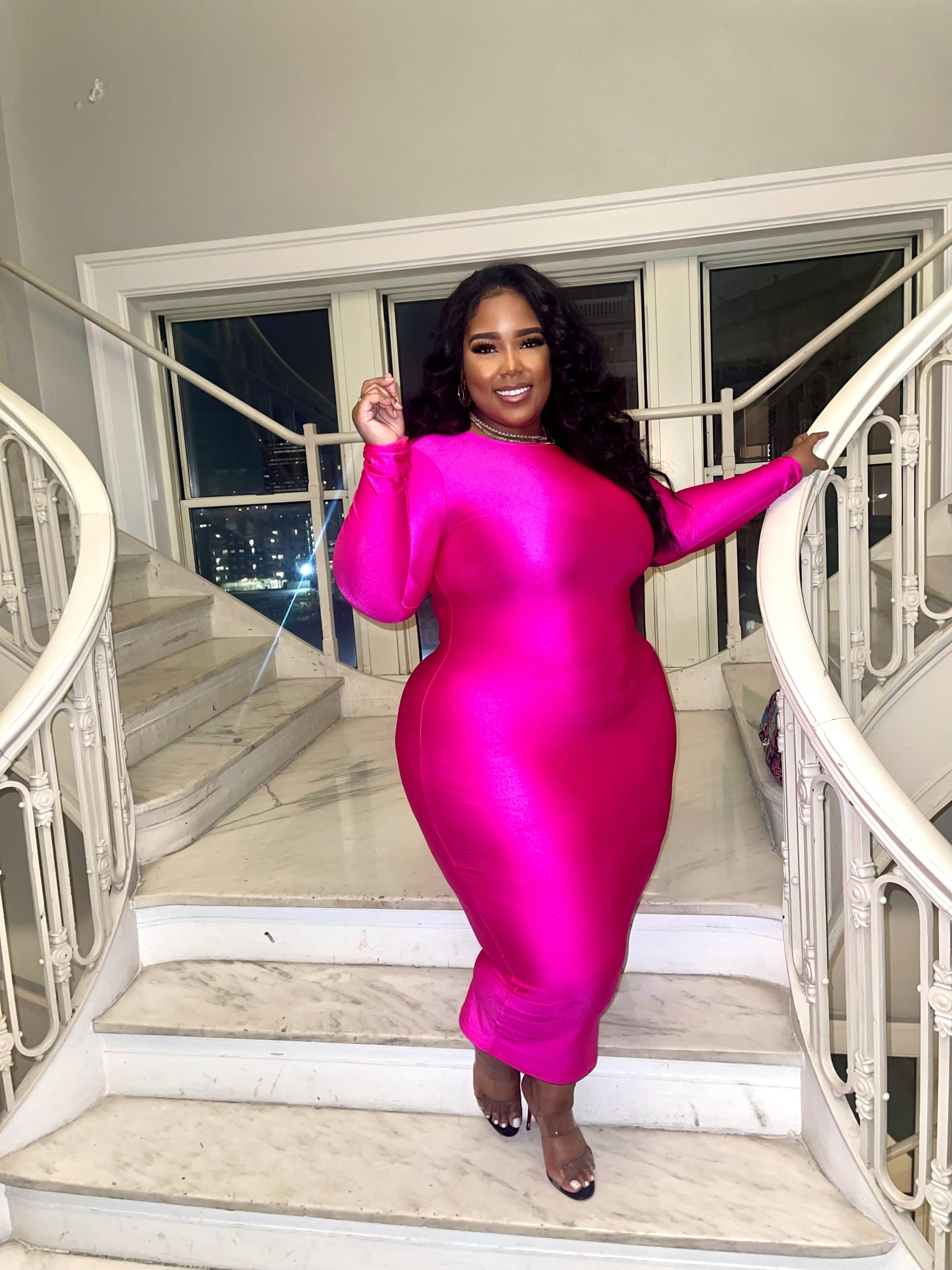 pink panther sweater dress Pink panther dress – Allenmichaelvirginhair & Lecurveculture