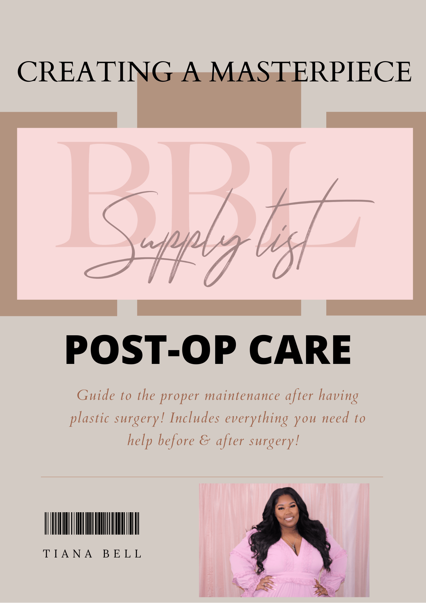 "Creating a Masterpiece" Surgery supply list - Lecurveculturellc