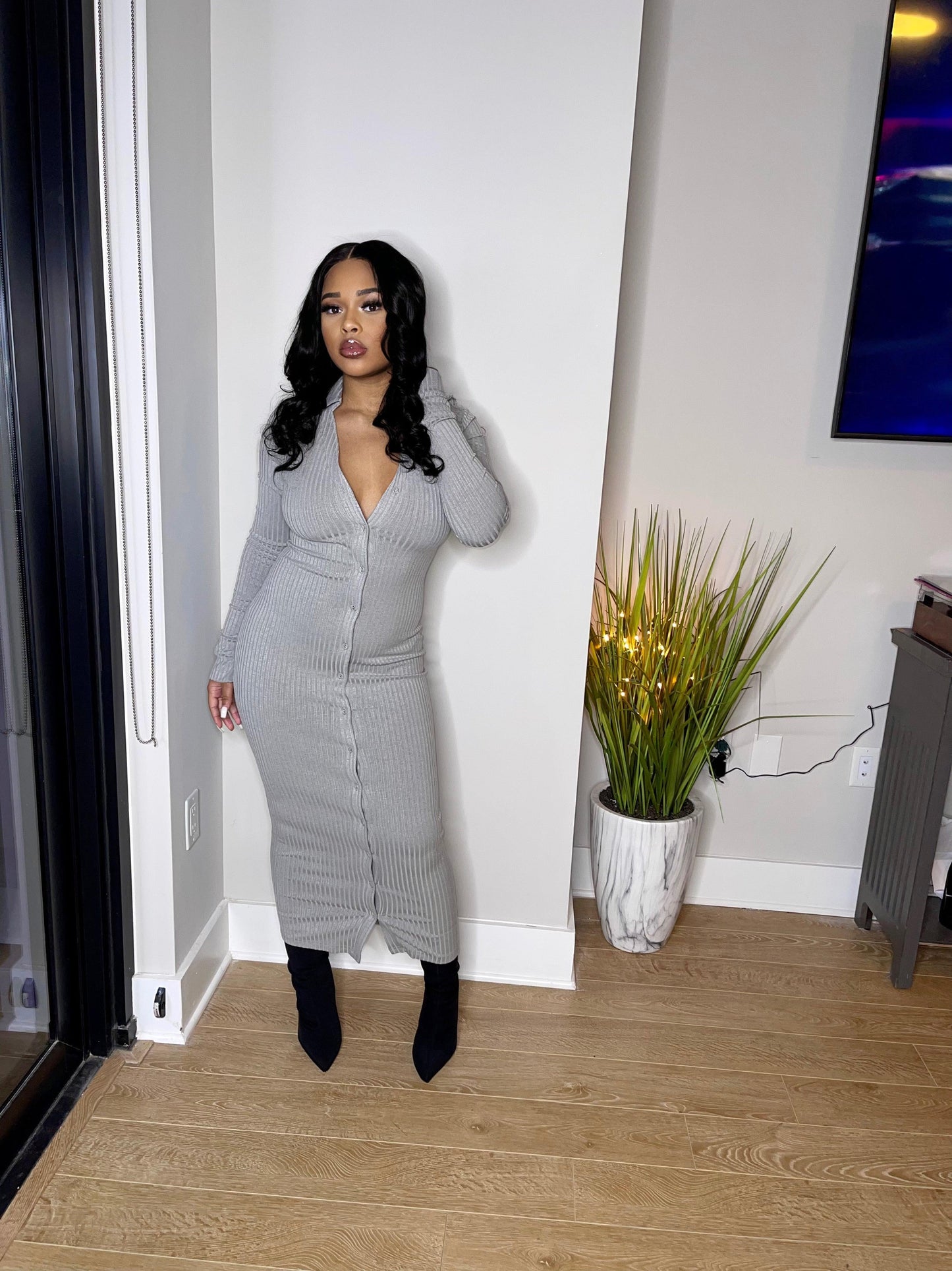 Grey 2 You Dress - Lecurveculturellc