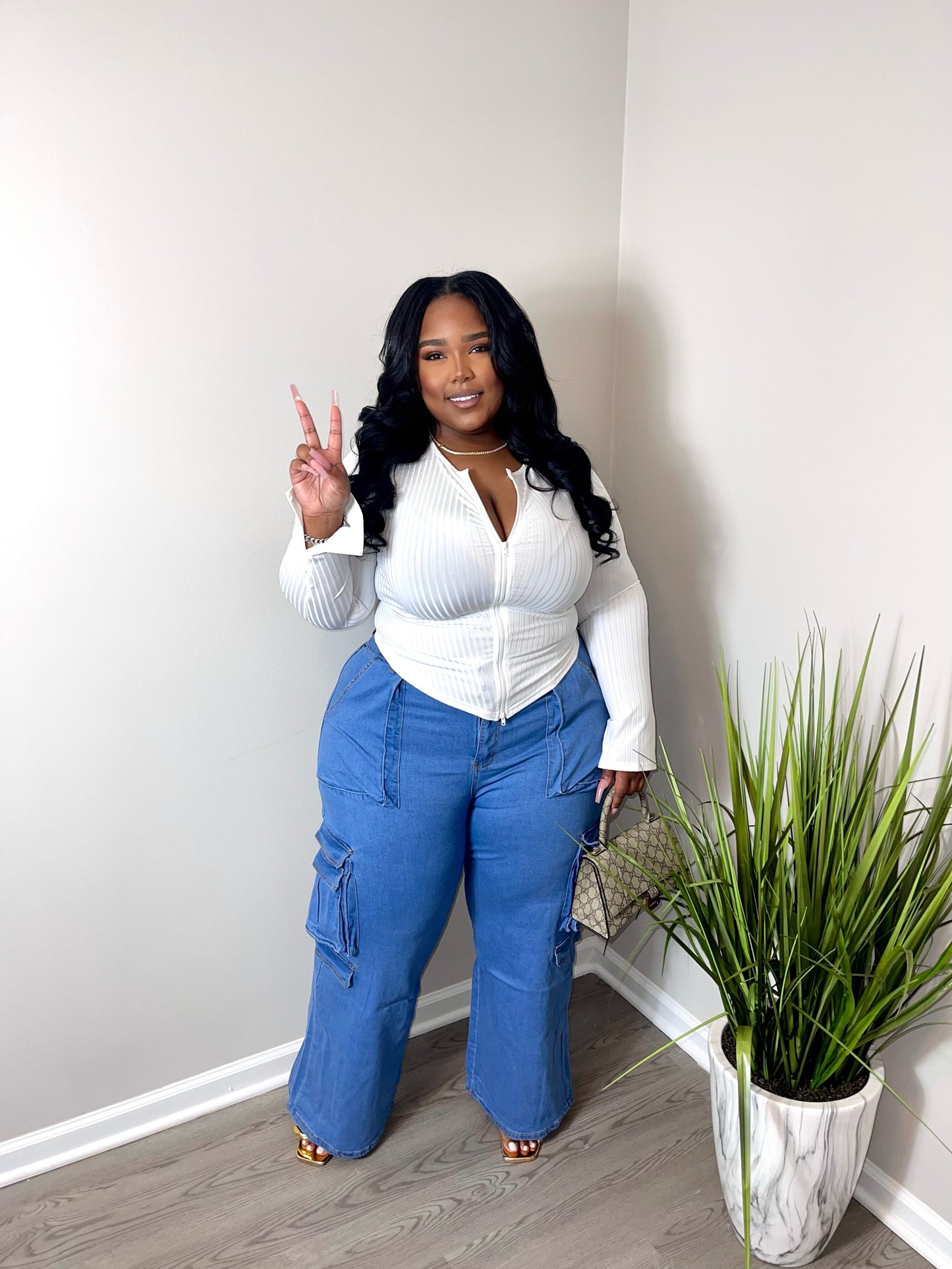 Boyfriend cargo jeans