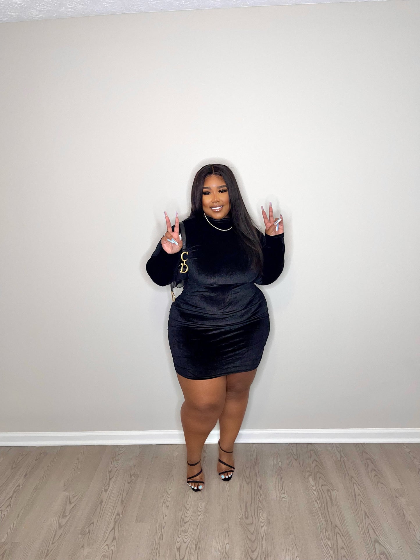 Black Velour dress