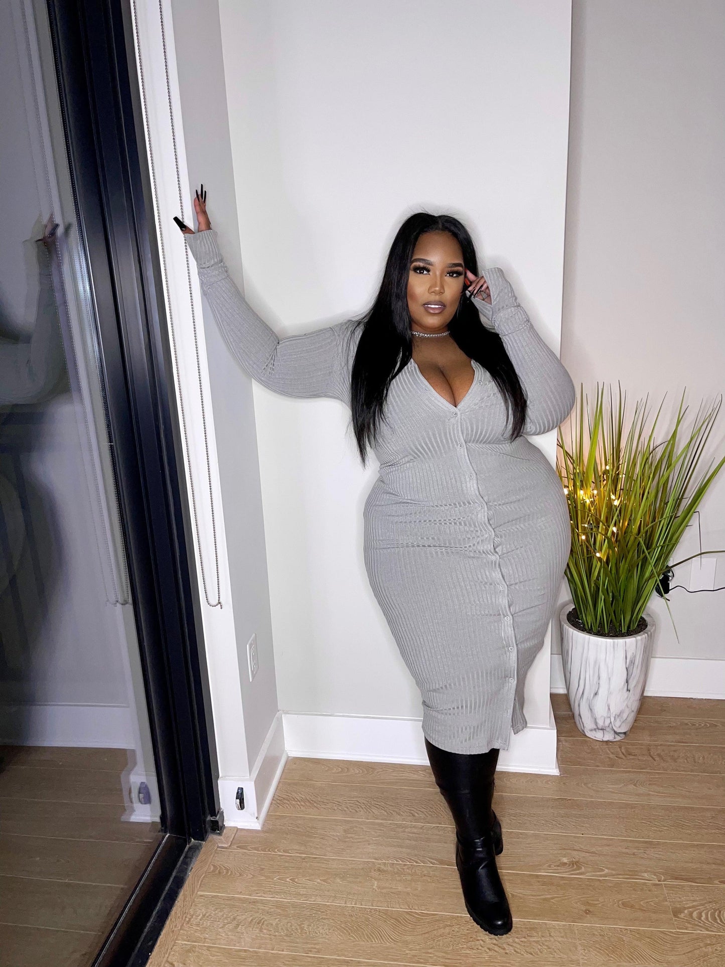 Grey 2 You Dress - Lecurveculturellc