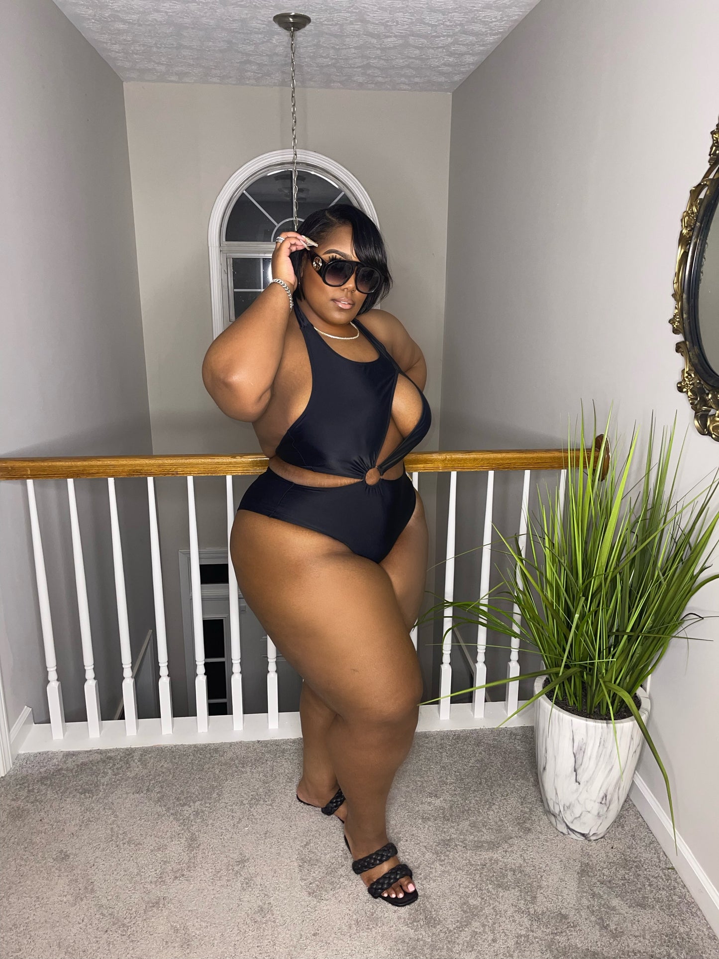 Sexy cutout swimsuit