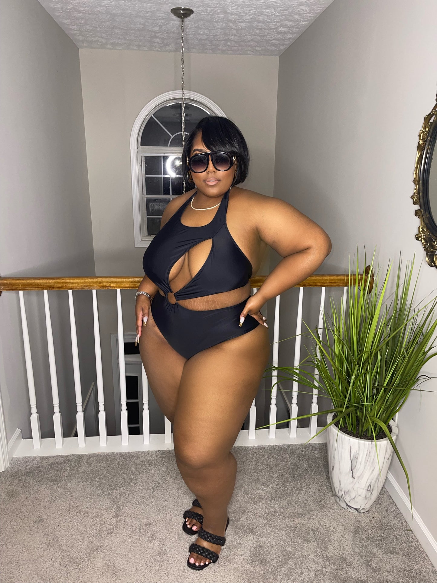 Sexy cutout swimsuit