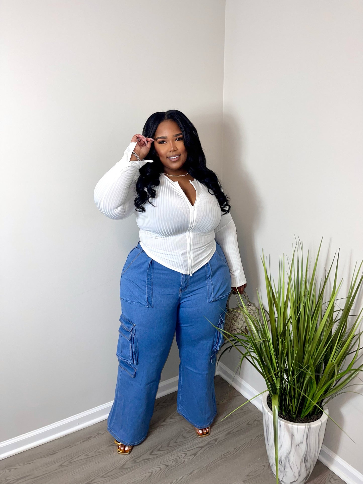 Boyfriend cargo jeans