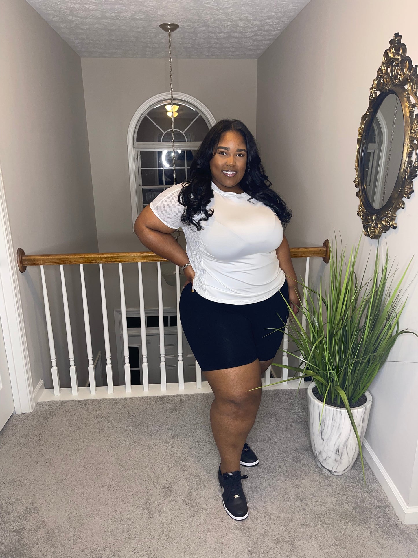 White sports T