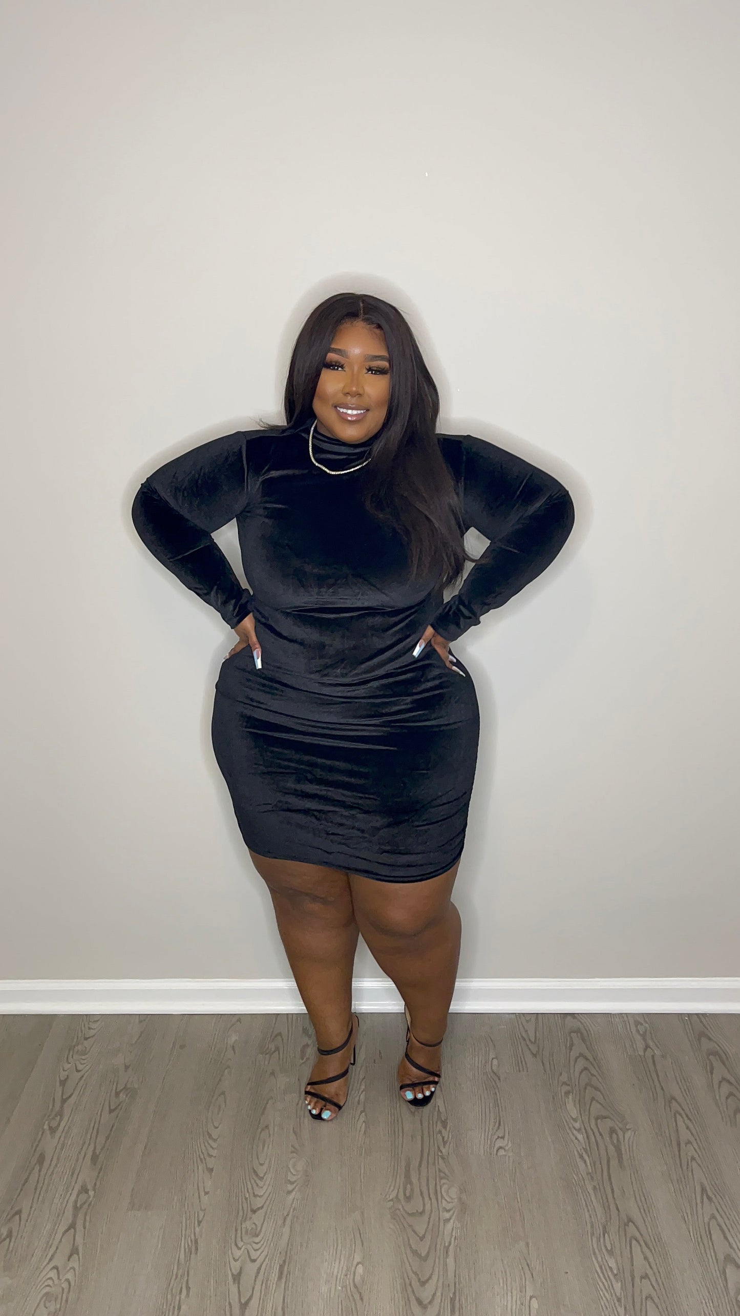 Black Velour dress