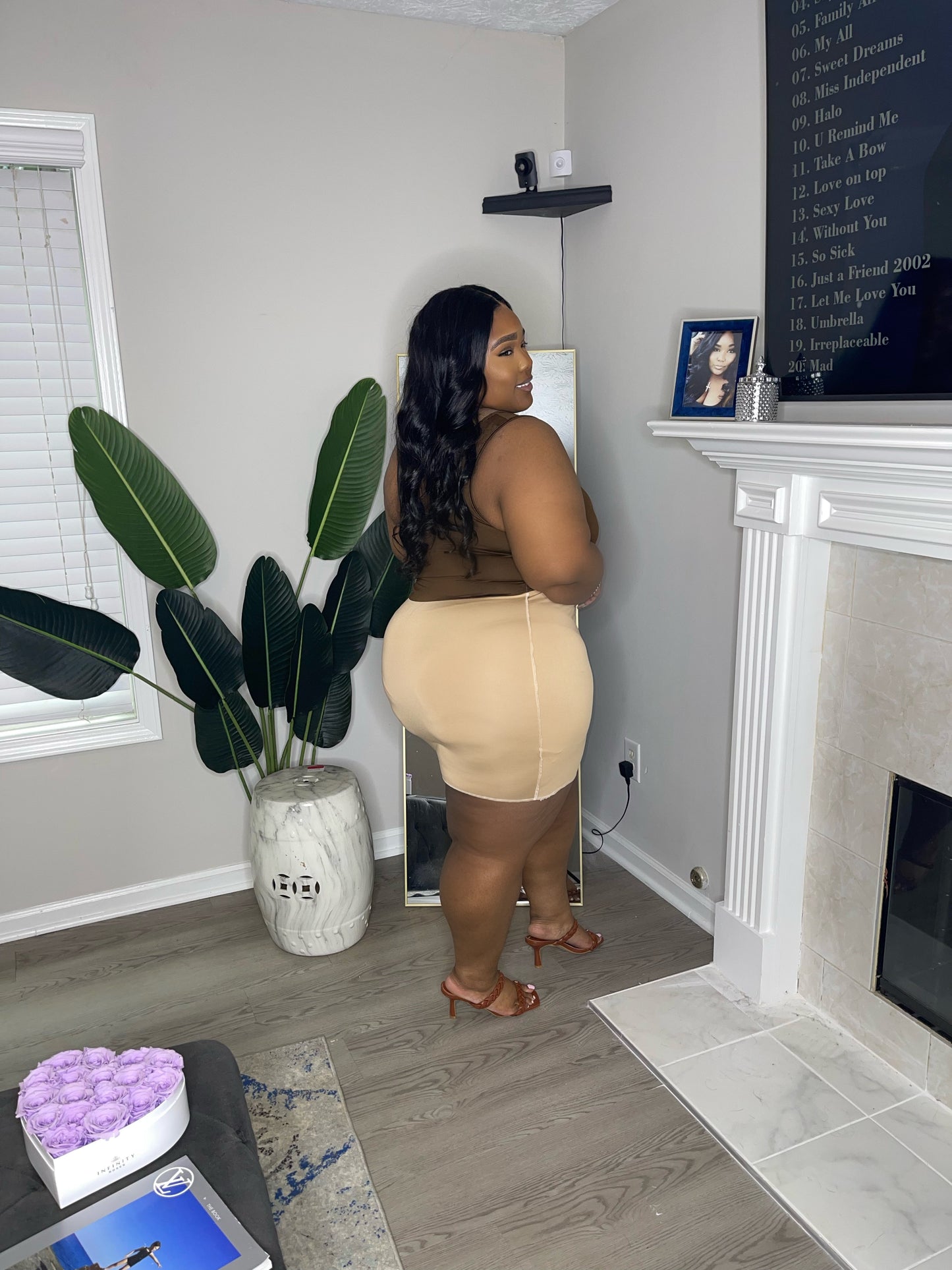 One shoulder dress