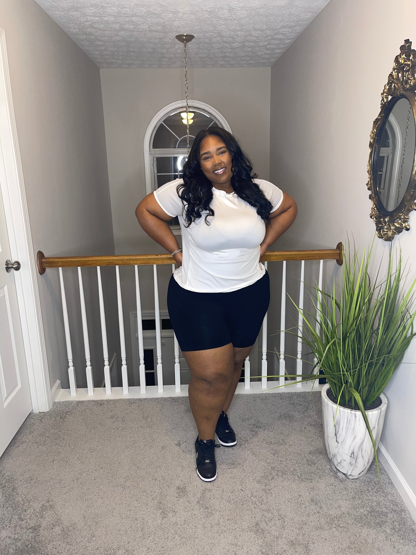 White sports T