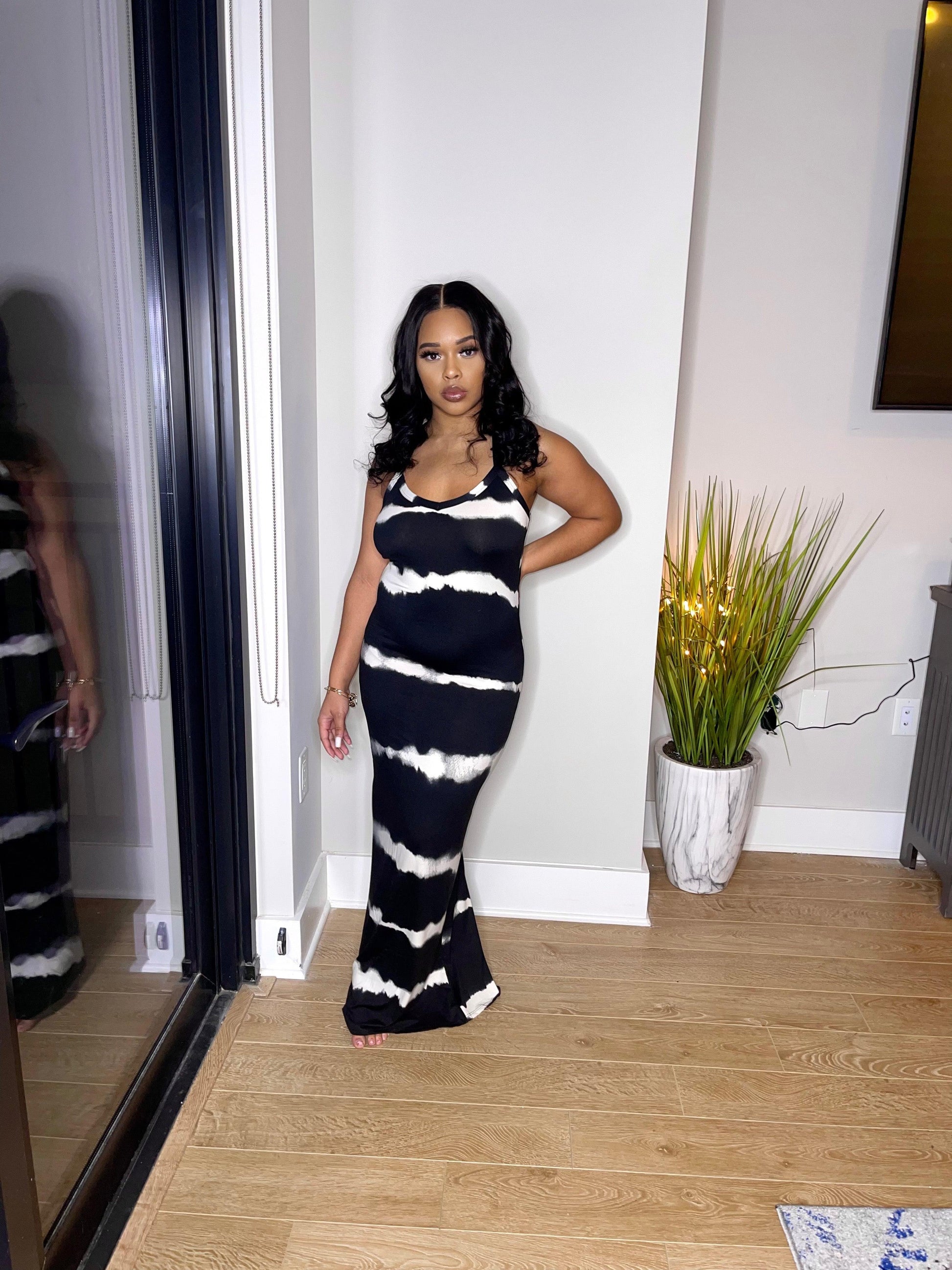 Zebra Dress - Lecurveculturellc