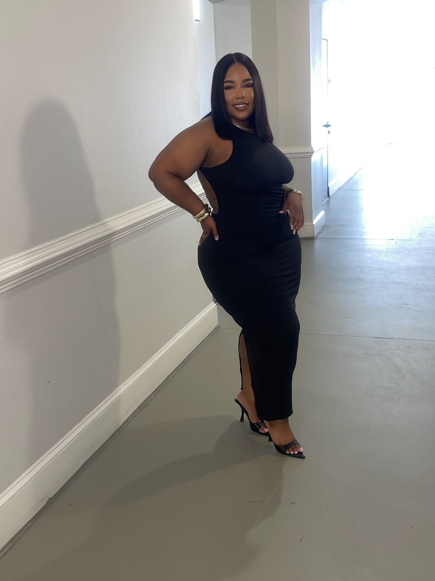 Sexy back maxi