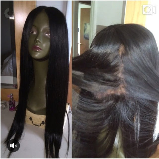 PRE-plucked Full Lace Wigs (Bodywave, straight) - Allen Michael Virgin Hair