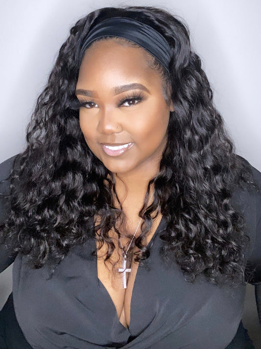 Luxe Indian curly headband