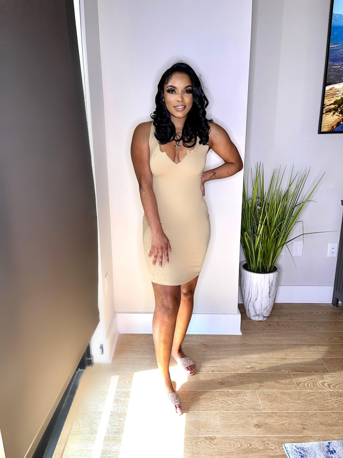 Basic Midi dress - Lecurveculturellc