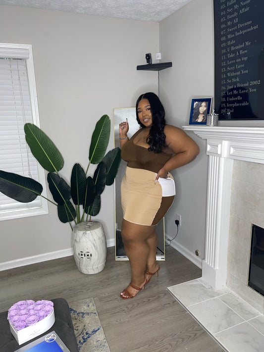 One shoulder dress