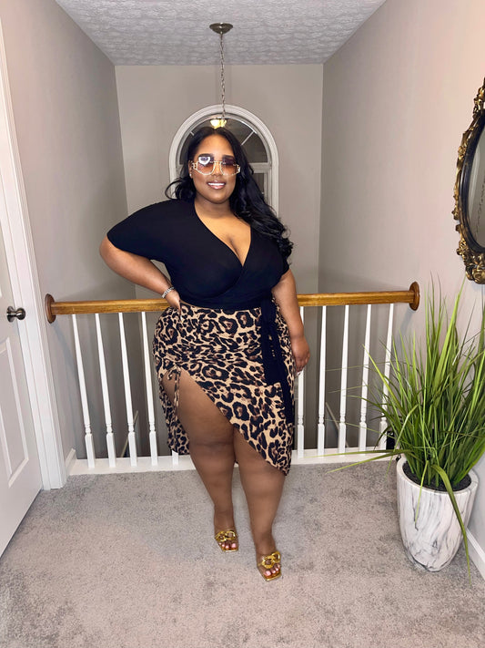 Leopard skirt