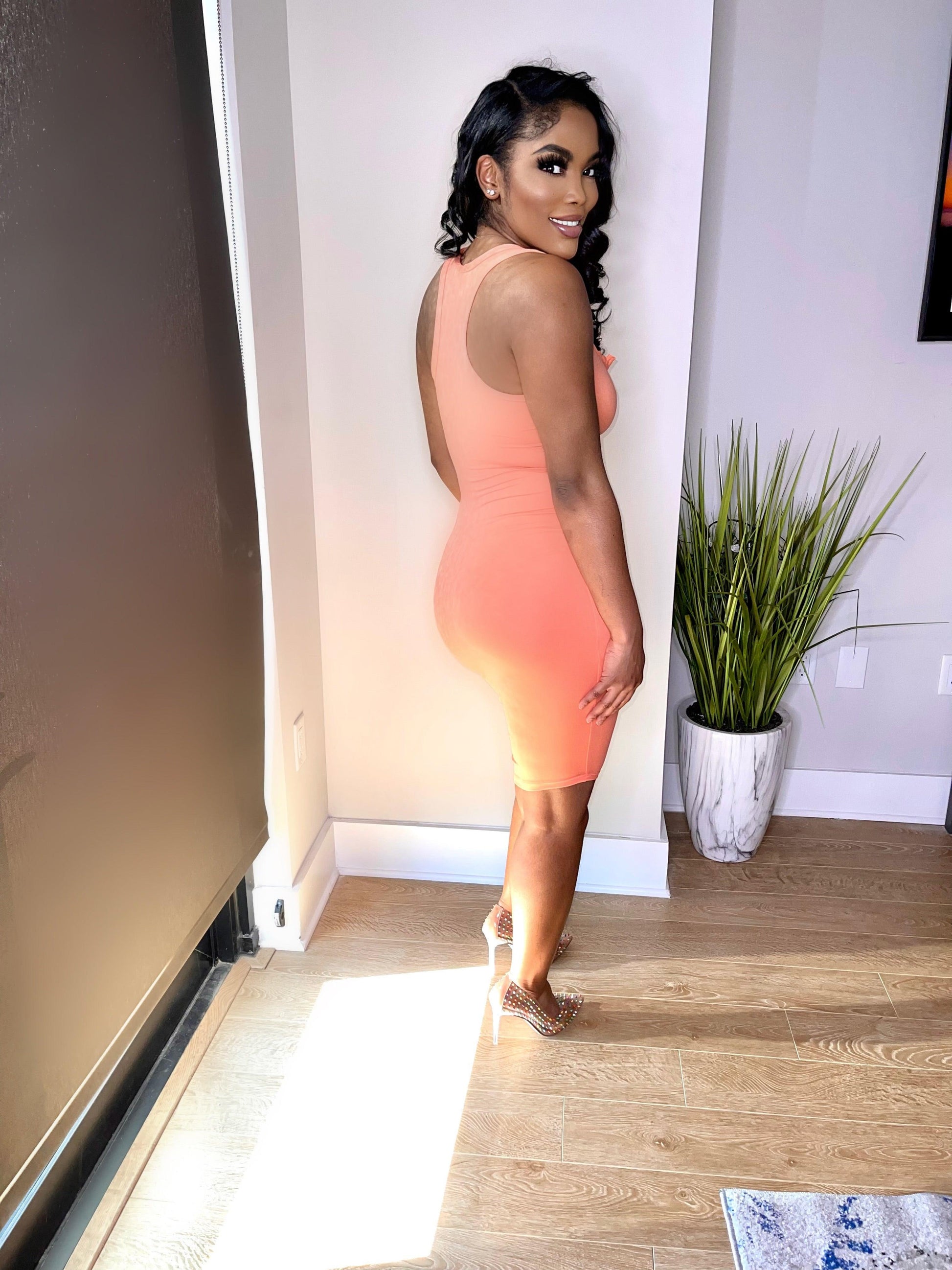 Basic Midi dress - Lecurveculturellc