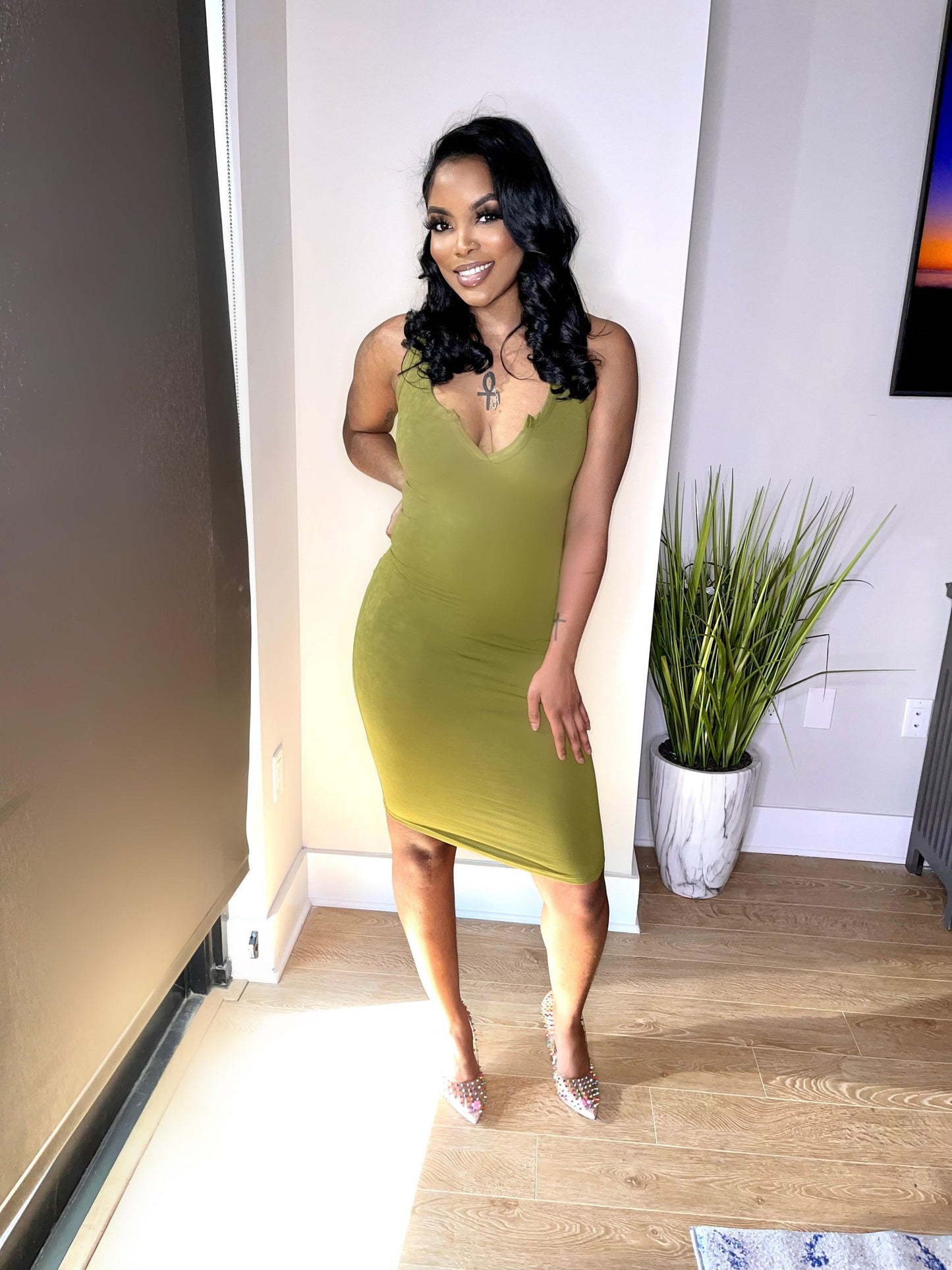 Basic Midi dress - Lecurveculturellc