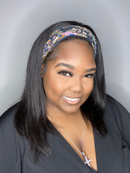 Luxe Straight Headband wig