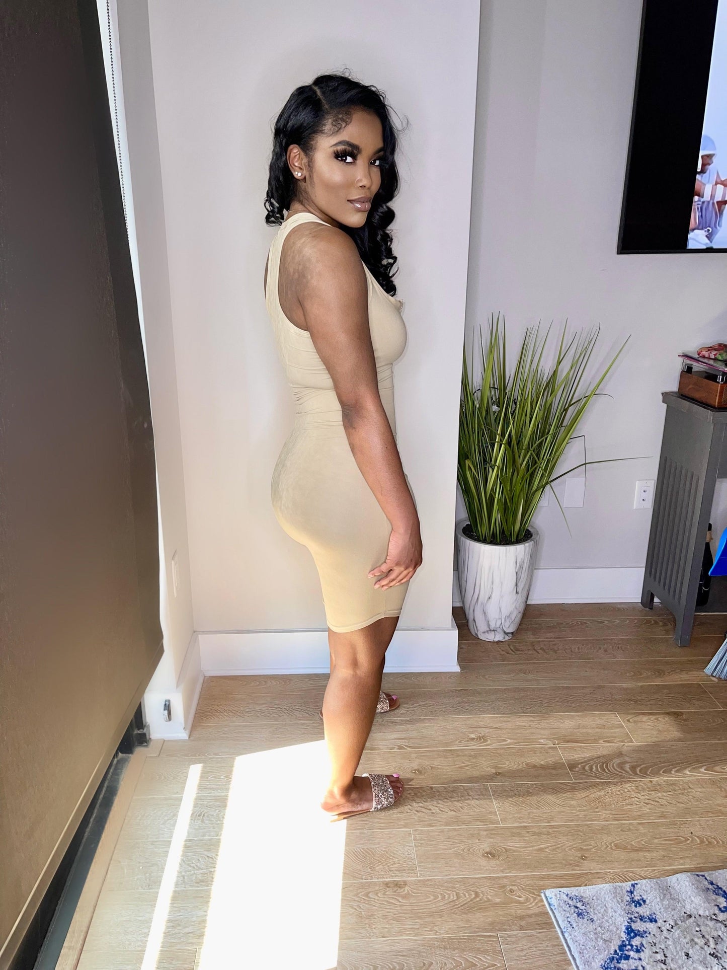 Basic Midi dress - Lecurveculturellc